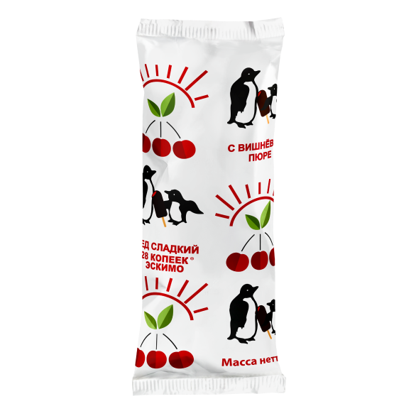 «28 KOPEEK» cherry ice with cocoa glaze popsicle